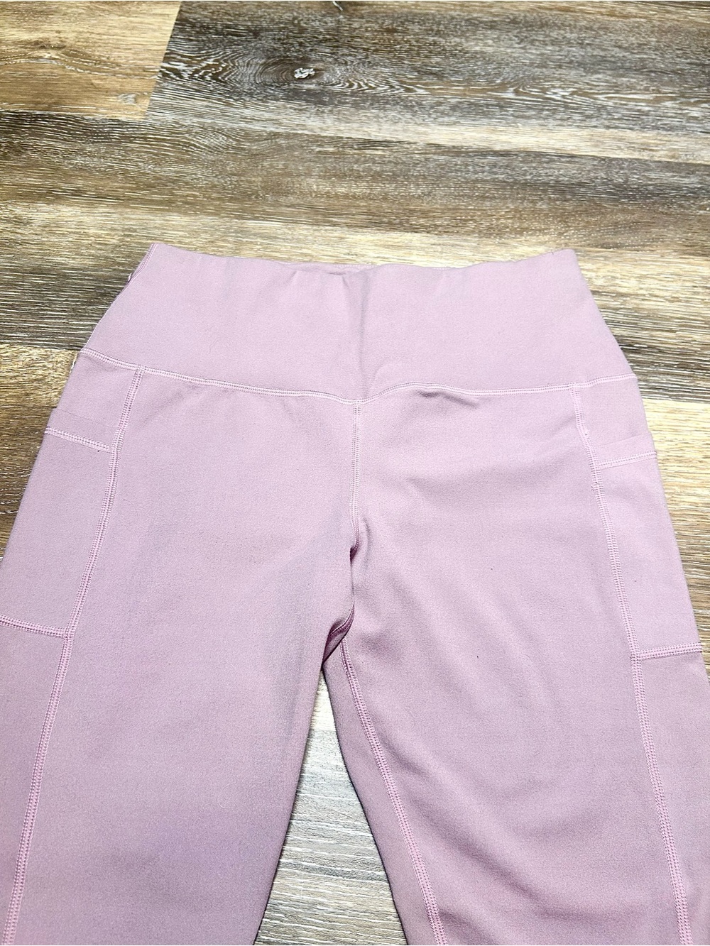 Dusty Mauve High Waisted Pocket Leggings – Size Large